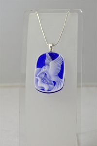Terri Colledge Cameo Glass pendants Jewellery
